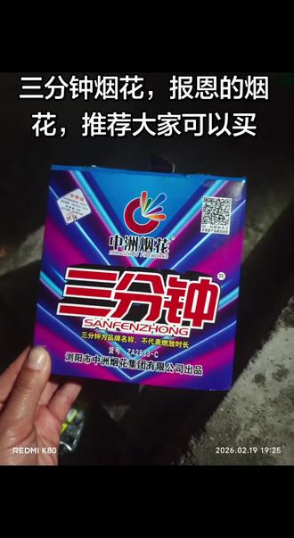 报恩的烟花,没想到可以放这么久#过年烟花燃放 #新年快乐