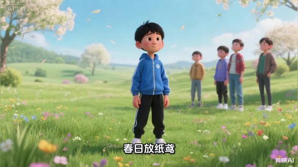 当我把孩子的作文变成视频#春日放纸鸢 #看图画写一写 #习作指导 #三年级语文 #第二单元作文