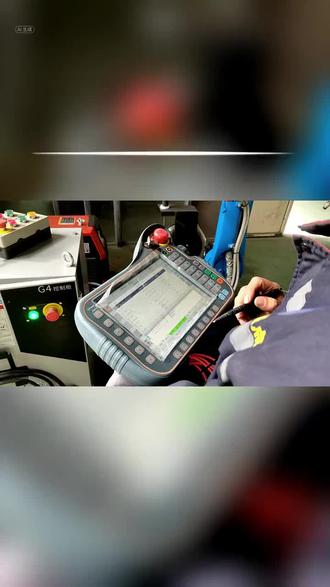 卡诺普机器人基本操作及示教器显示内容介绍! #激光焊接机器人 #松下焊接机器人 #otc焊接机器人 #自动焊接机器人