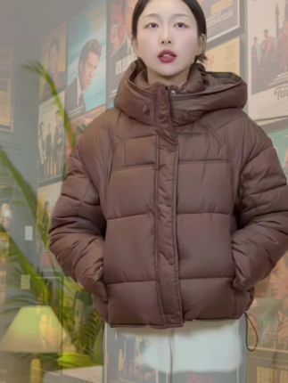 秋冬季新款棉服#棉服外套 #棉服 #棉服穿搭 #时尚百搭 #洋气减龄