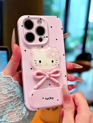 太爱了 这个粉粉的kt猫猫🐱和蝴蝶结🎀真的是绝配好嘛#hellokitty控 #这也太好看了 #手机壳 #这个手机壳真的长在我心巴上了#仙女必备