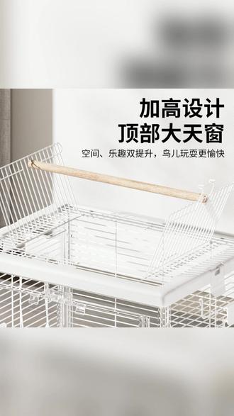 鸟笼 【直播间专属】布卡星50星赏家用鸟笼防飞溅特大号牡丹八哥鸟笼子#鸟类用品 #优质鸟笼 #鸟笼选购 #宠物生活 #时尚鸟笼