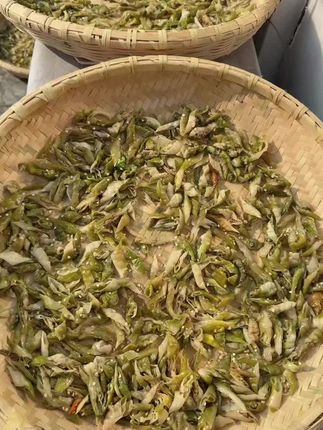 高温好晒干菜!农家干菜小黄车🉑下单!#家乡特产