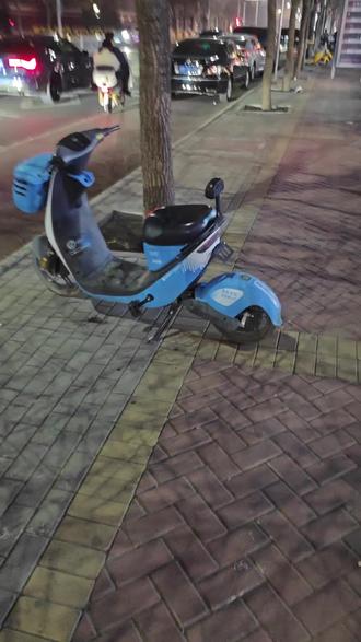 不怎么愉快的共享电动车体验。#共享单车 #共享电动车 #电动车 #一张图证明你也爱玩车 #一张图证明你骑过车