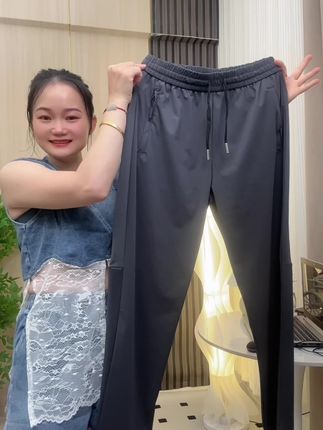 #夏季穿搭 #休闲裤 #显高显瘦 #面料柔软舒适 #速干裤