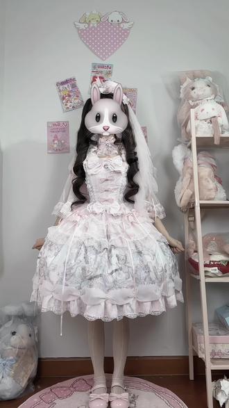 伊甸园裙撑适配40厘米不同效果和叠穿效果展示~##伊甸园 #梦孚子 #裙撑 #lolita