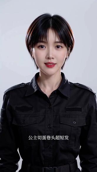 感觉还是长发更适合我,特别是大波浪#AI九次发型变装秀 #随变ai随便玩