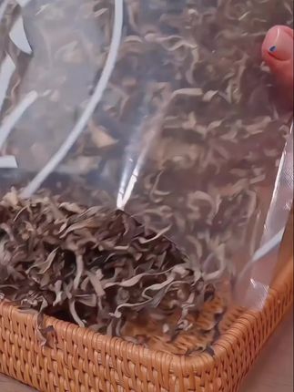 【到手一斤】精选头茬白背毛木耳丝500g自然晾晒原产地干货肉厚D#超便宜超划算