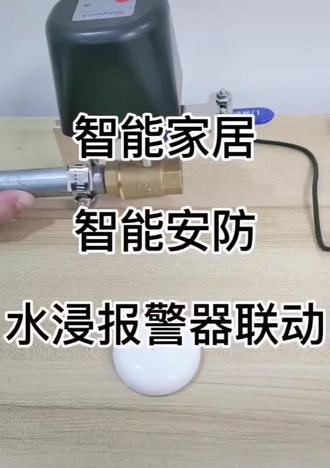 米家水浸报警联动机械扳手,智能联动,米家平台,设备稳定操作简单,避免漏水造成不必要的损失#全屋智能 #智能家居 #智能控制 #数码科技 #科技改变生活