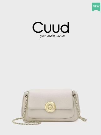 Cuud#创作灵感#美包分享#时尚潮流米白百搭大容量链条单肩斜挎头层牛皮女士包