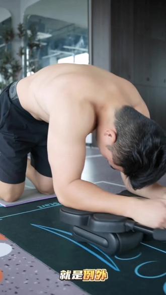 361°加宽健腹轮大屏数显四轮自动回弹加宽男女家用#练腹训练腹肌#实物实拍
