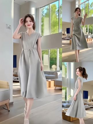 #修身显瘦连衣裙 #夏季穿搭 #连衣裙 #穿出自信穿出美丽 #高级感穿搭