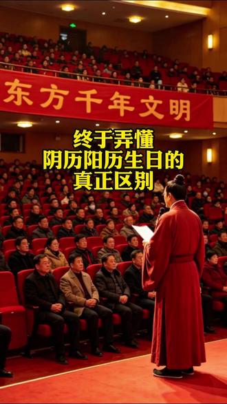 终于弄懂
阴历阳历生日的真正区别