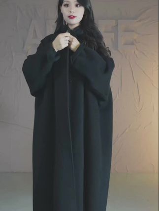 爆款来袭 #热点小助手#热点话题#毛呢大衣 #长款风衣外套 #新品上新