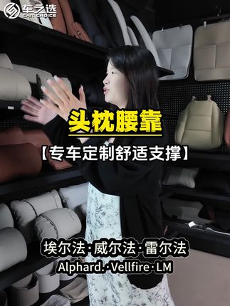 舒适车载头枕腰靠 那么多款,难道就没有一款你喜欢的吗?#埃尔法 #威尔法 #雷尔法 #车载头枕 #埃尔法威尔法升级
