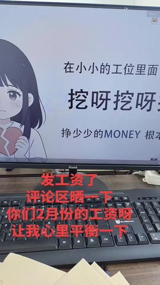 二月份发了多少工资#办公日常