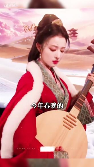 小明终于穿上了汉服 #春节 #春晚 #汉服