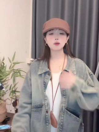 韩版气质宽松休闲牛仔外套女2025秋季新款设计感洋气减龄夹克上衣 #创作灵感