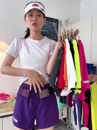 断色断码的一条跑步速干短裤#清仓捡漏
