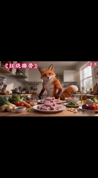 狐狸<红烧排骨> #创作灵感 #抖加小助手 #上热门🔥 #萌宠出道计划 #有趣的知识又增长了