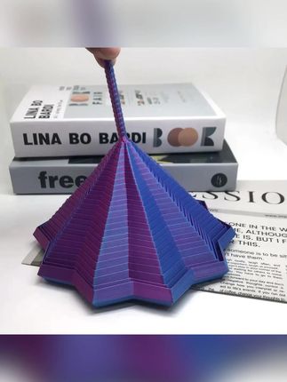【解压!】3D打印视错觉折叠益智玩具多边形萝卜塔螺旋立体设计玩具#解压玩具 #3D立体 #烦躁之星 #智力解压玩具