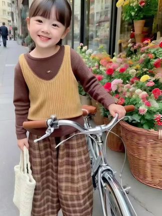 怎么会不幸福呢 就是这个小人 吃水果时总先递我一块 哪怕自己流口水 让我平淡的心再热一次 幸福也变得很暖心 #生女儿就是用来打扮的 #骗你生女儿 #我的女孩👧🏻 #女童穿搭 #女童套装 @上热门🔥🔥🔥 @DOU+上热门