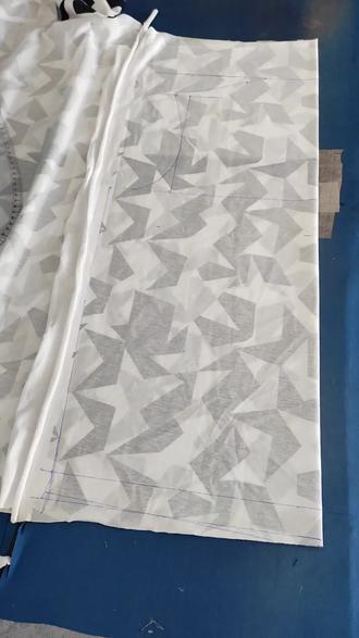 鸡心领半袖裁剪教程#自己做衣服 #缝纫日常