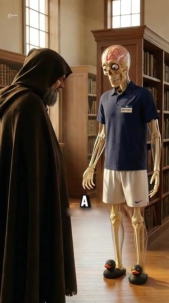 图书馆百万硬币赌局 #苏格拉底 #热点小助手 #骷髅 @热点助手