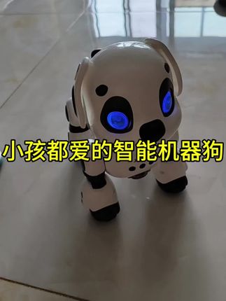这哪个小朋友见了能不迷糊啊 ,就是这款智能机器狗, 它真的太好玩了 #dou上热门 #人工智能