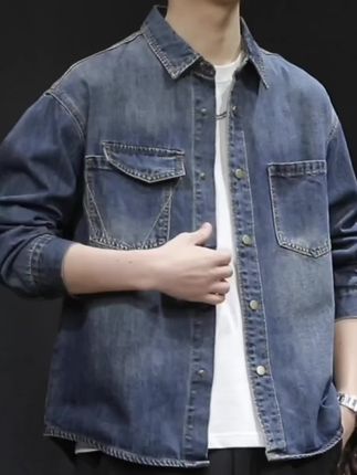 #上热门🔥 #潮牌牛仔衬衫男外套新款秋季男装大码男款美式复古夹克春秋款#潮牌牛仔衬衫男外套新款秋季男装大码男款美式复古夹克春秋款#潮牌牛仔衬衫男外套新款秋季男装大码男款美式复古夹克春秋款#潮牌牛仔衬衫男外套新款秋季男装大码男款美式复古夹克春秋款潮牌牛仔衬衫男外套新款秋季男装大码男款美式复古夹克春秋款@抖音小助手