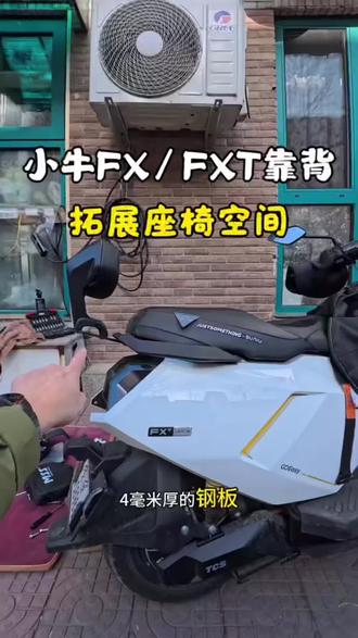 适用小牛FS FS风速fxFX风速FXT铝合金靠背改装加厚钢板支架后靠背