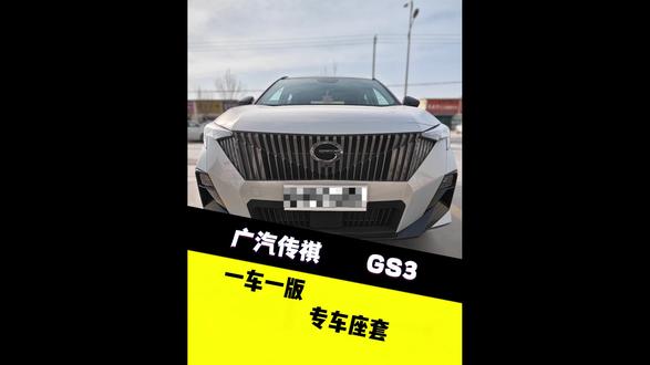 为找不到汽车座套而忧愁吗,那这款座套如何呢 #坐垫汽车 #广汽传祺GS3 #内饰升级 #专车座套定制