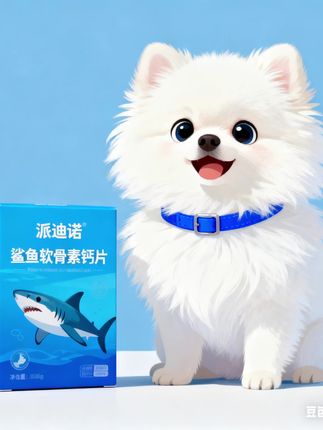 养狗别让关节问题拖垮它!长期吃狗粮易缺钙,快给狗狗安排派迪诺鲨鱼软骨素钙片。深海鲨鱼软骨提取,加钙加维生素,适口性绝了,狗狗当零食吃超积极。每天两粒,让你家博美也能拥有强健骨骼,自在撒欢,活力满满!