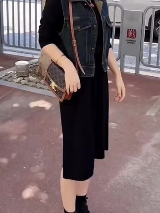 #洋气马甲 #宽松马甲 #牛仔马甲