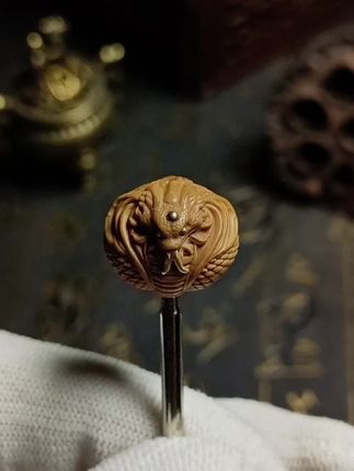 修仙蛇王 #文玩 #手艺人 #万物皆可盘 #文玩核桃 #手工 @小常说猴头