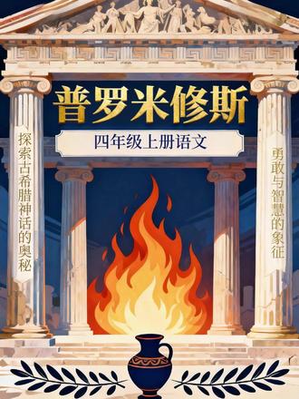 四年级语文同步启蒙动画-普罗米修斯#语文 #语文预习 #启蒙动画
