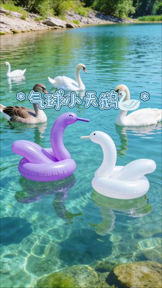 天鹅一生只认一个伴侣,这只不会飞走的,代表“我只认你”。
快@你那个独一无二的人来收
#创意气球 #解压