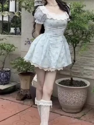 #气质仙女裙穿搭