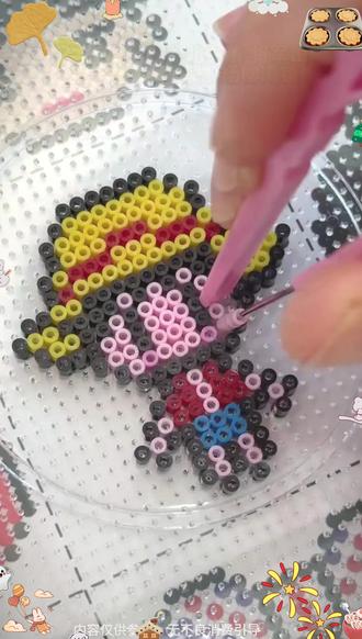 拼豆豆材料包全套融合豆手工diy工具套装补充女孩生日礼物拼豆包 #拼豆豆 #材料包 #融合豆 #手工diy #拼豆包