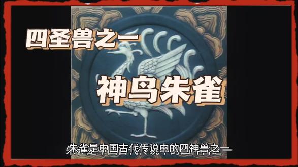 四圣兽之一,朱雀,火一般灿烂#上古神兽 #中国神话