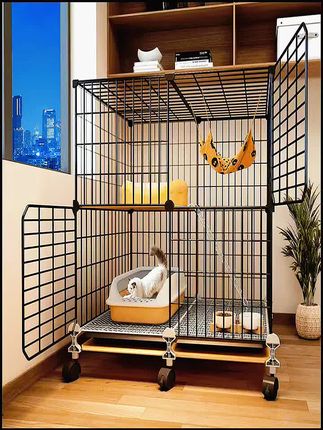 猫笼子超大自由空间家用室内猫舍猫屋猫别墅非猫爬架一体宠物笼子#猫架子猫窝一体 #猫笼别墅 #多功能猫笼子 #猫舍猫笼 #猫咪用品猫窝