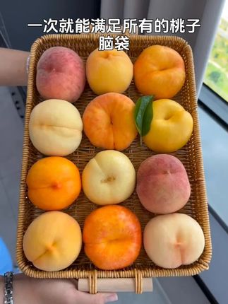 一箱就能满足所有的桃子脑袋!每一种桃子口感都很好,好吃又好玩#一口爆汁的桃子太好吃了#蒙阴蜜桃 #桃子盲盒 #桃子超甜 #立秋开吃啦
