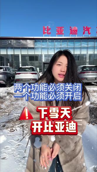 下雪天开比亚迪,你真的会设置吗?两个功能必须要关掉!
一个功能必须要打开!#承德智兴比亚迪4s店