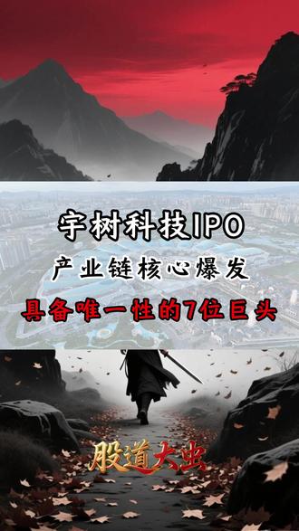 宇树科技IPO,产业链核心爆发,具备唯一性的7位巨头 #宇树科技IPO #项目 #金句 #股票基础知识