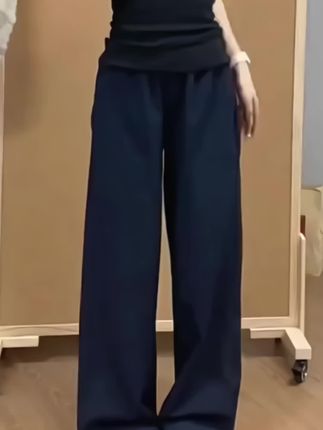 大码工装裤女款爆款新款夏季薄款速干运动裤胖mm束脚阔腿裤女#大码女装#女裤#长款#工装裤#穿搭