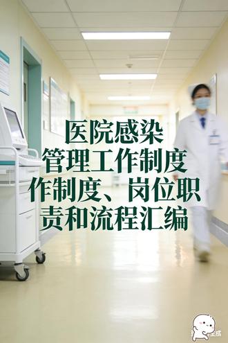 202X年医院感染管理工作制度、岗位职责和流程汇编 电子版资料下载方式请看视频末介绍
