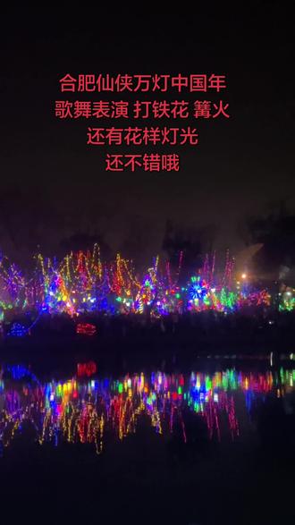 #吃喝玩乐分享计划 #合肥#过年氛围提前搞起来了 #合肥仙侠万灯中国年#灯会