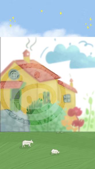 车窗水雾效果来喽(҂ ꒦ິヮ꒦ິ)#procreate绘画 #procreate教程 #绘画教程