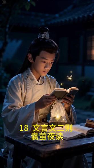 小学四年级语文下册第二单元《18 文言文二则-囊萤夜读》