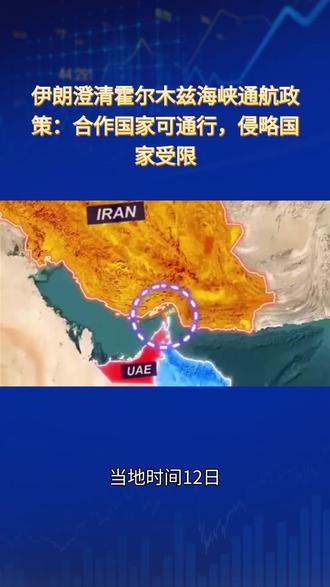 伊朗澄清霍尔木兹海峡通航政策:合作国家可通行,侵略国家受限